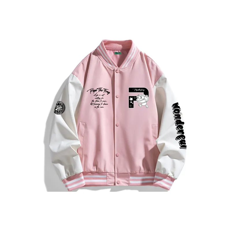 Pepe The Frog Baseball Jacket Unisex-8