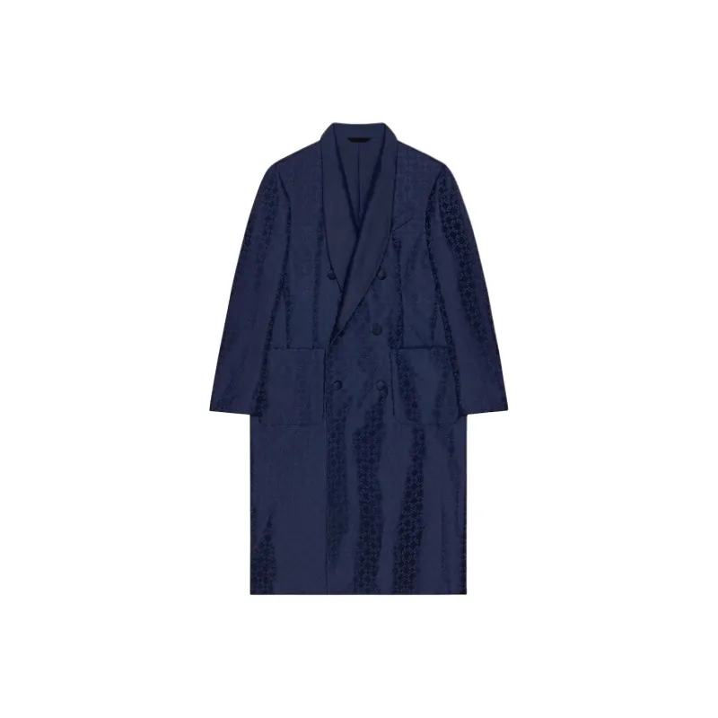 Givenchy Coats Men Dark Blue-0