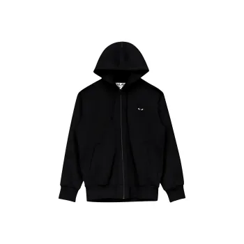 Comme Des Garcons Play Women's Big Heart Zip Up Hoodie
