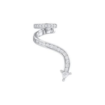 MISS XIA JWY Silver Plated Copper Clip On Earrings Unisex