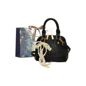 Iman's House PU Handbag Women's Yellow/Brown/Ivory/Black