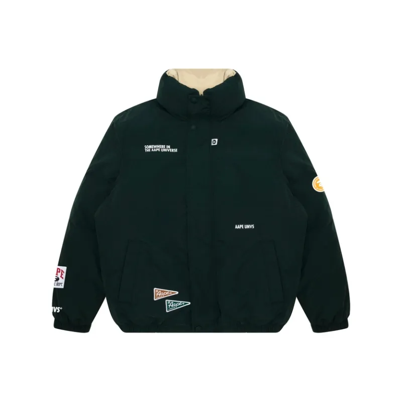 Aape By *A Bathing APE® Funnel neck Reversible Jacket-0