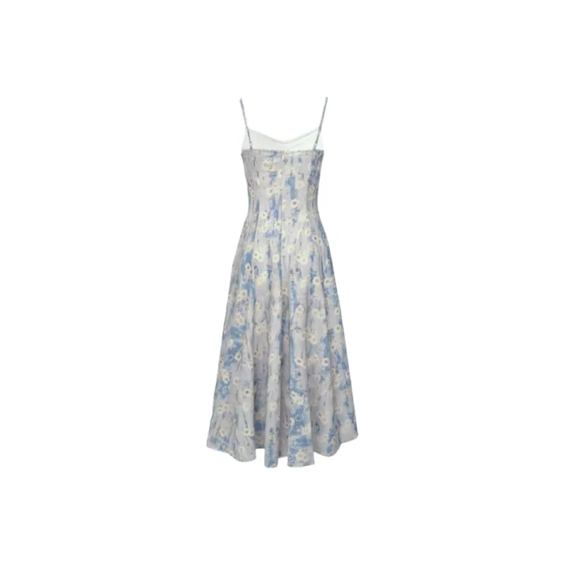 AURORA MUSE Slip Dress Women's Blue-1