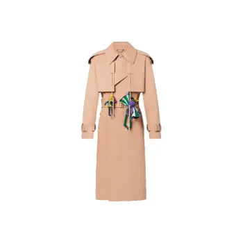 LOUIS VUITTON New Quarterly Products Of LV Trench Coat Men's Camel