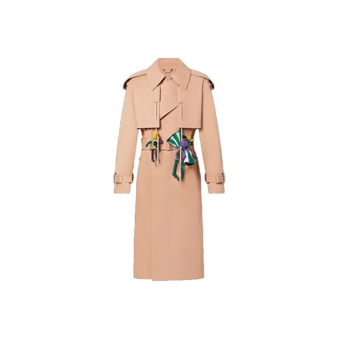 LOUIS VUITTON New Quarterly Products Of LV Trench Coat Men's Camel-0