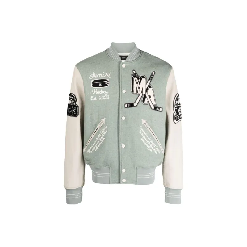 AMIRI Hockey Varsity Jacket-0
