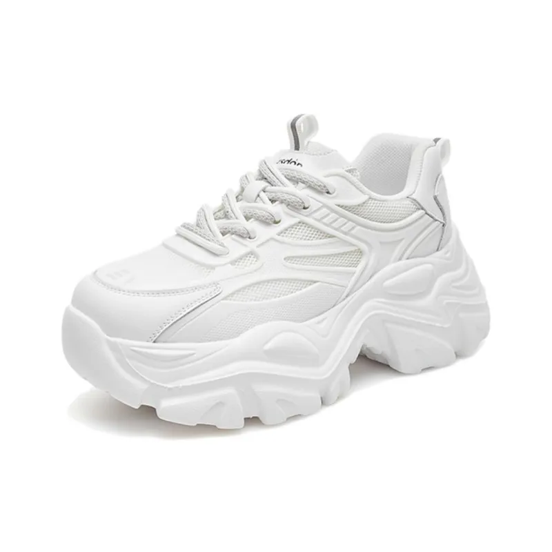 AGSDON Slip Resistant Low Top Chunky Sneakers Women's-8
