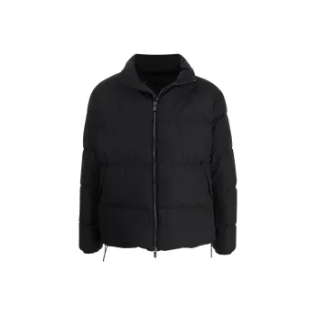 EMPORIO ARMANI High Neck Zipped Padded Jacket