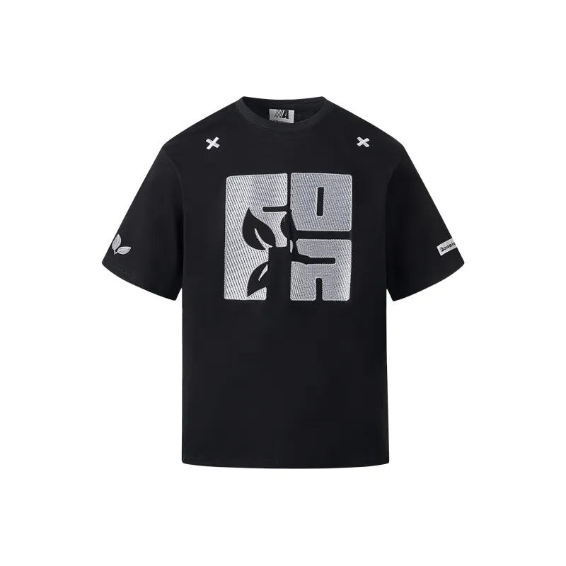 FOASIS Regular T Shirt Unisex Black-2