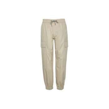 DAVID NAMAN Cargo Pants Casual Pants Men's Beige