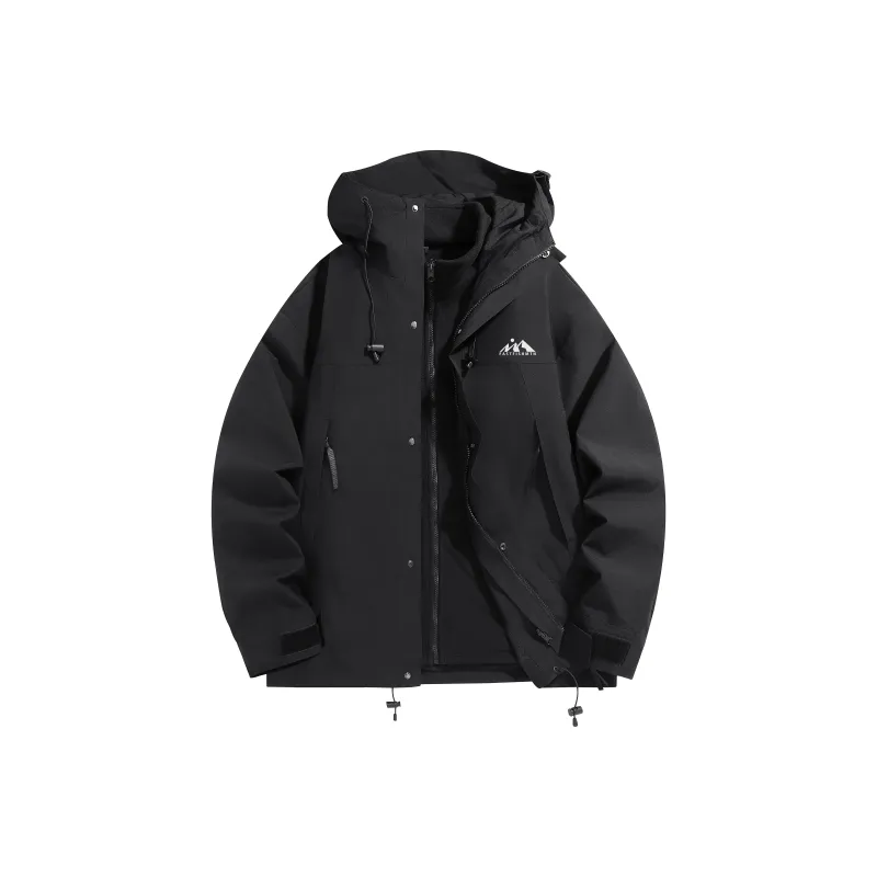 FASTFISH Water Resistant Windproof Warm Cold Resistant Windbreaker Jacket Unisex-0