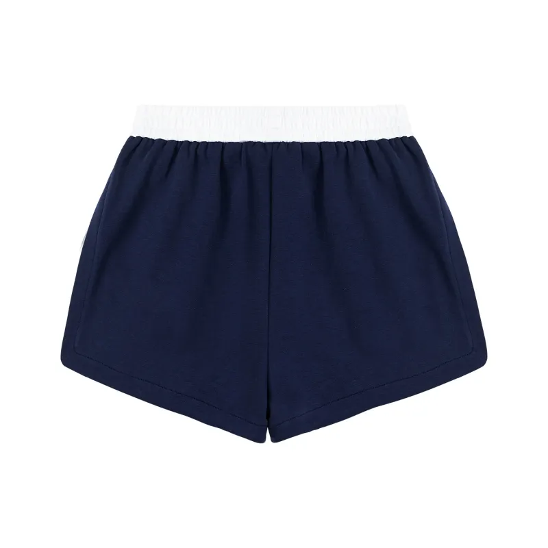 B.Duck Casual Shorts Women's Navy Blue-1