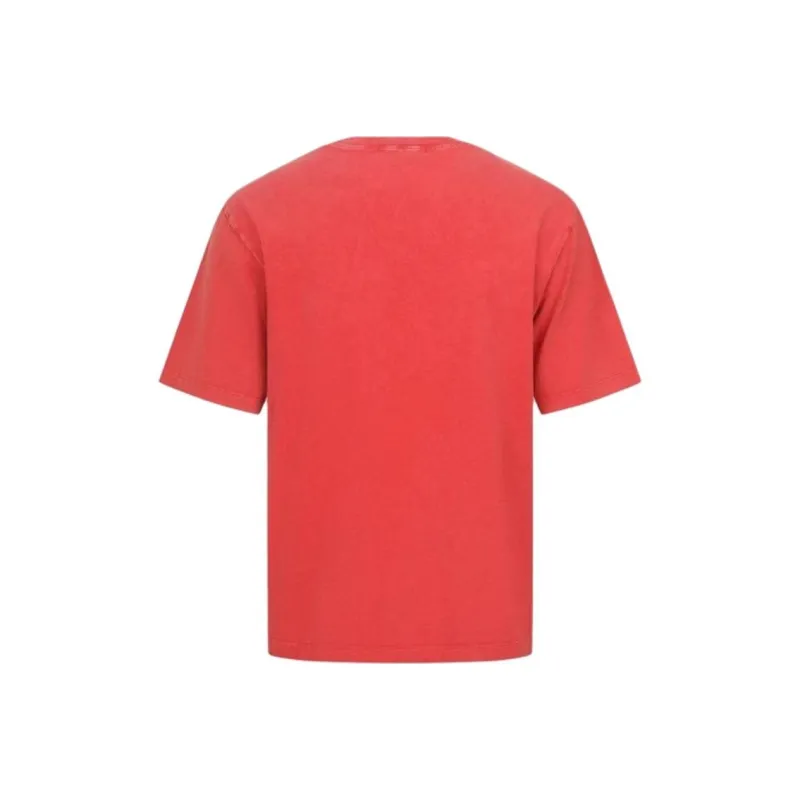 URBAN REVIVO T Shirts Men Red-1