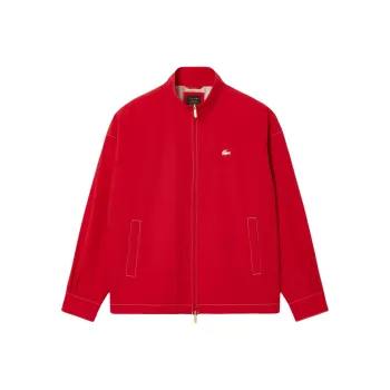 LACOSTE Maison Château Rouge Collaboration Jackets Unisex Red