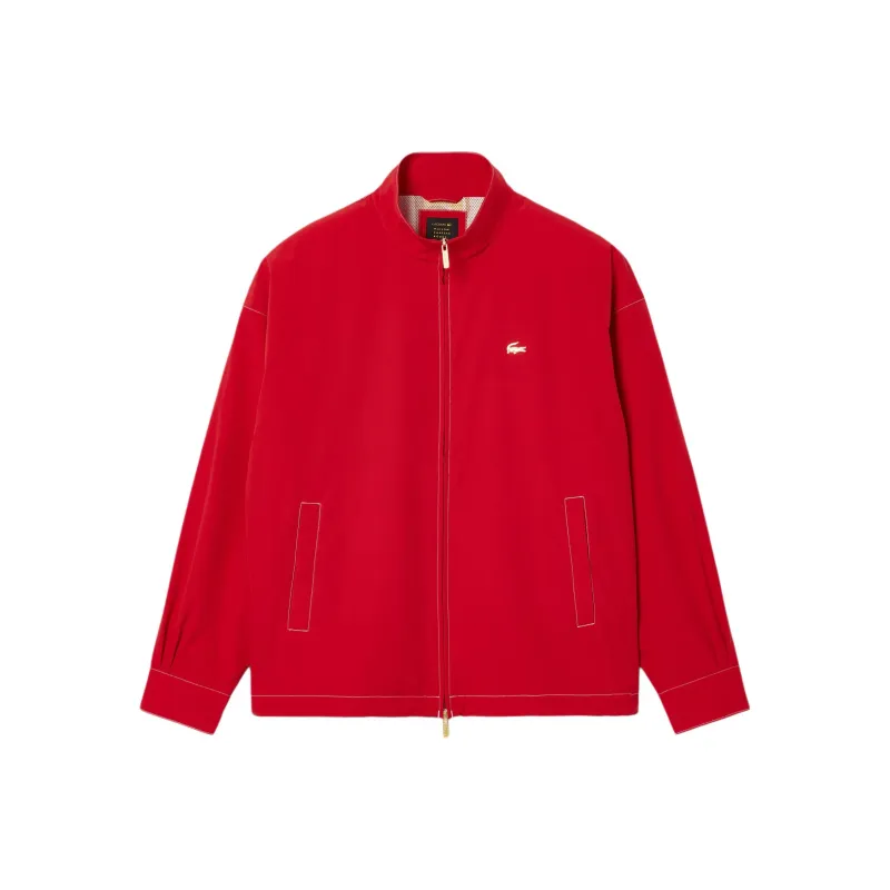 LACOSTE Maison Château Rouge Collaboration Jackets Unisex Red-0