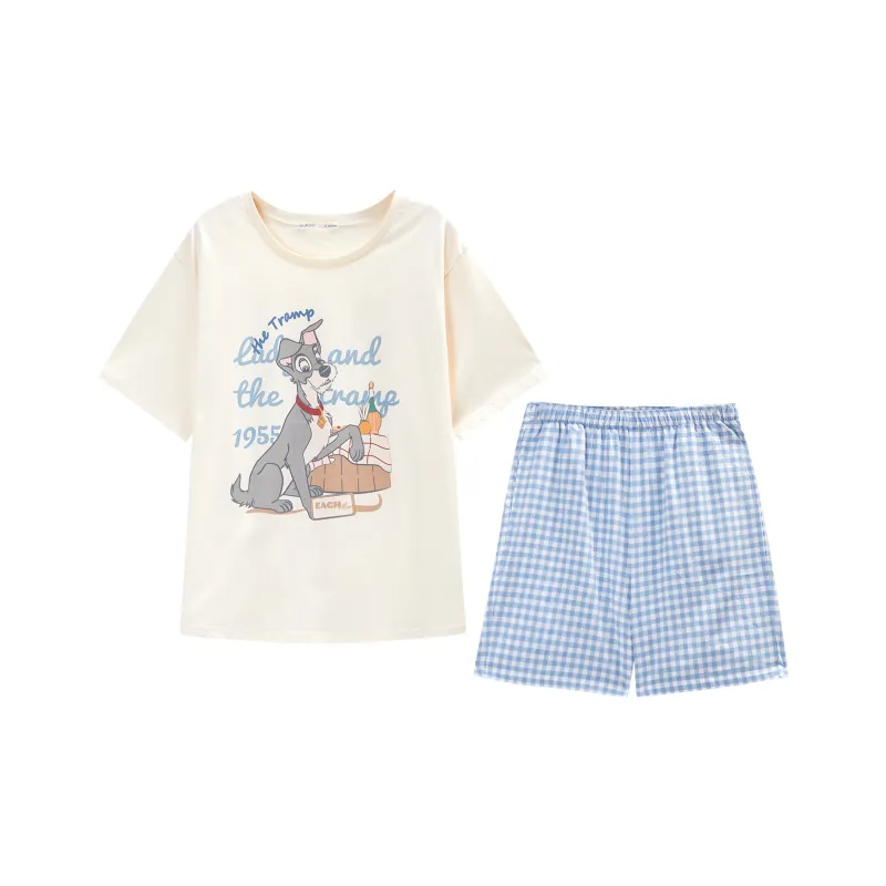 GUKOO x Disney Pajama Set Men's Pearl White-0