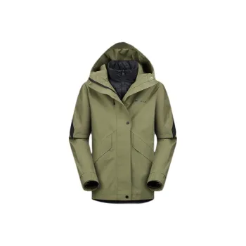 MERRELL Hiking Waterproof And Windproof To Keep Warm Windbreaker Jacket Men's Island Green
