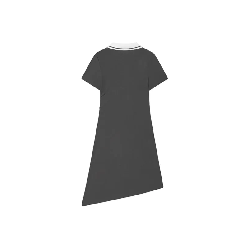 FILA MODERN HERITAGE Short Sleeved Dress Women's Starship Gray-1