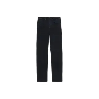 FRAME Logo Patch Straight Leg Jeans