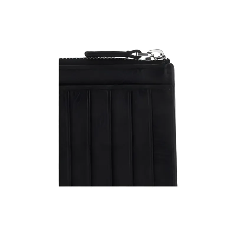 Balenciaga Cow Leather Clutch Wallet Men's Black-4