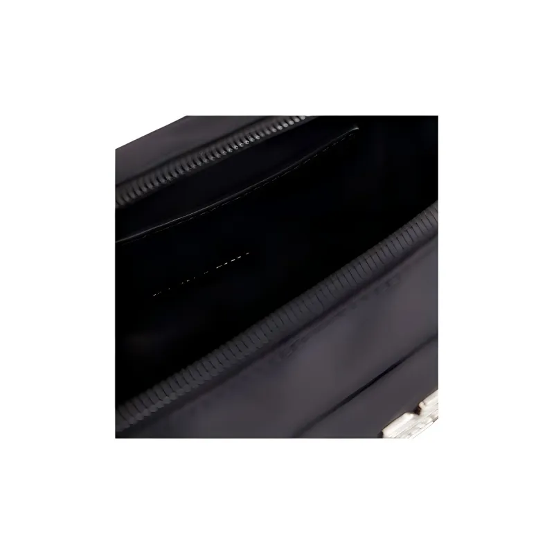 EMPORIO ARMANI Nylon Toiletry Bag Medium Size Women's Black-4