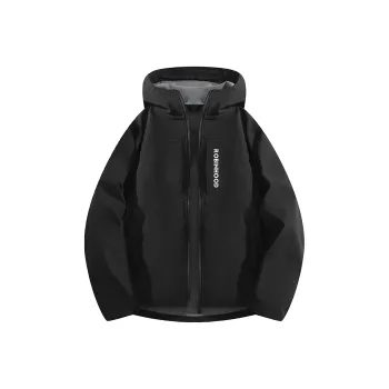 ROBINHOOD Waterproof And Windproof Windbreaker Jacket Unisex Black
