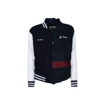 GREG LAUREN Slogan embroidered Bomber Jacket