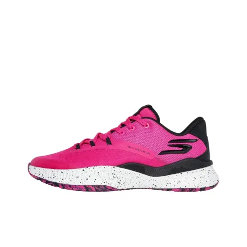Skechers SKX NEXUS Slip Resistant Low Top Basketball Shoes Men's Pink