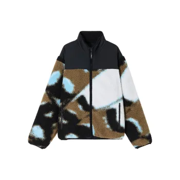 Ellesse Velvet feel Coat Unisex Print