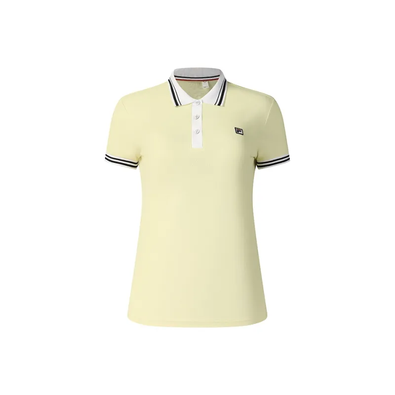 FILA Polo Shirt Women's Glow Green Jade-1