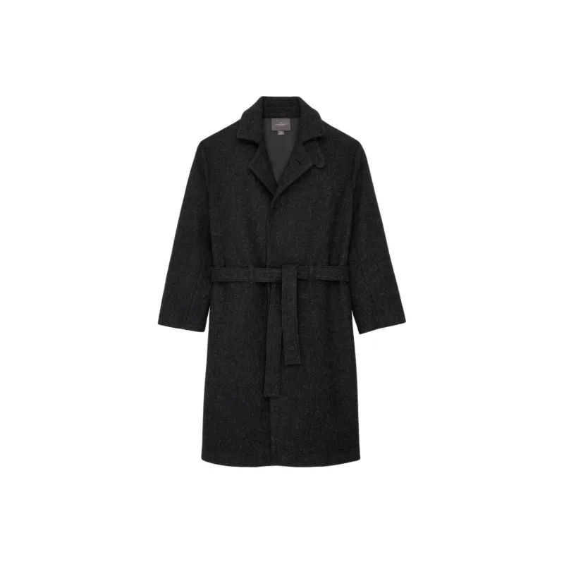 ZARA Stefano Pilati Collaboration Coats Men Dark Gray-0