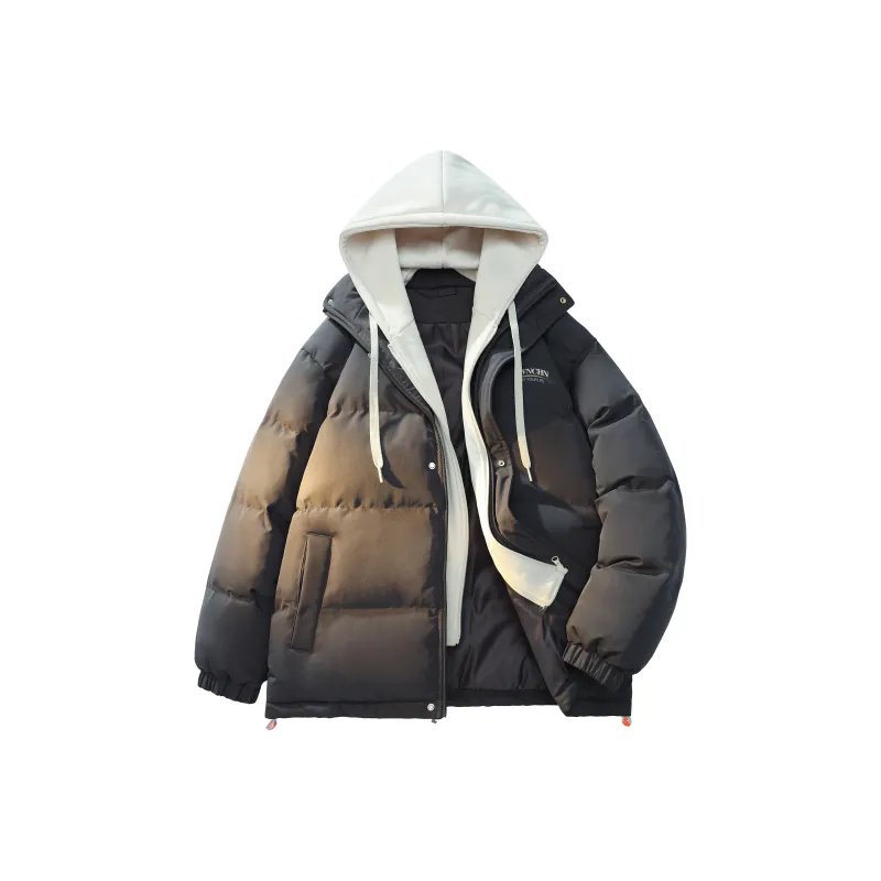 LIVINGTOWN Puffer Jacket Unisex Black-10