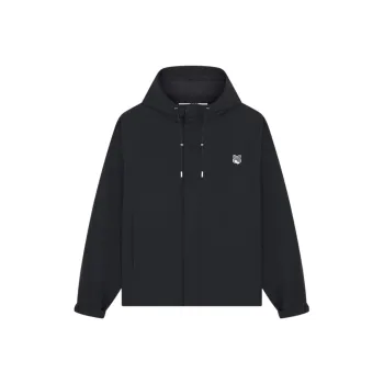 Maison Kitsune Fox Head Patch Zipped Windbreaker