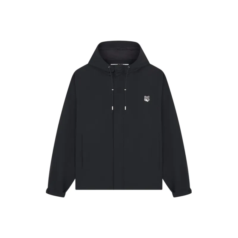 Maison Kitsuné Fox Head Patch Zipped Windbreaker-0