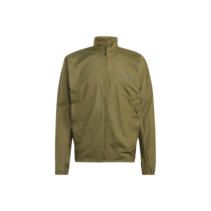 Adidas Terrex Multi Windbreaker Jackets Coats Men's Olive Green-0
