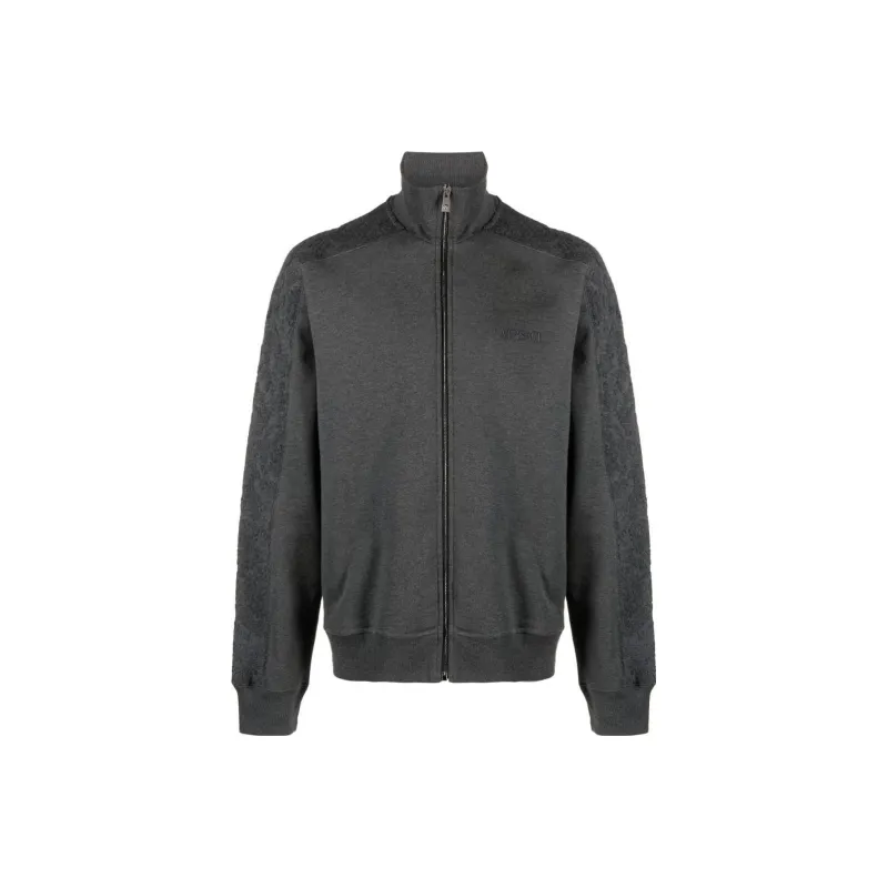 VERSACE FW23 Jackets Coats Men's Gray-0