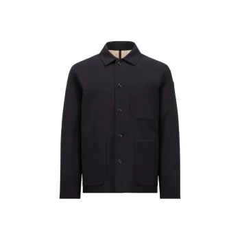 Moncler Down Jacket Unisex Marine Blue