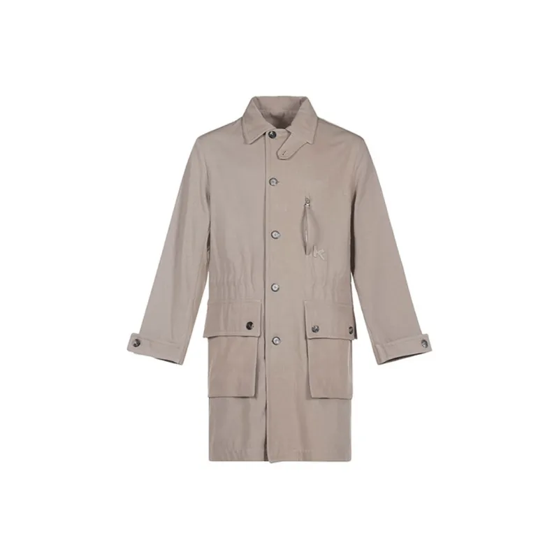 KENZO Trench Coats Men Khaki-0