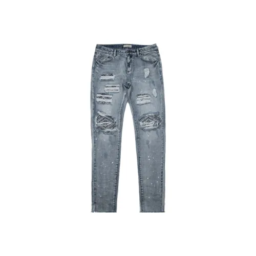 FIRE 2 COLD EGO Jeans Men Blue