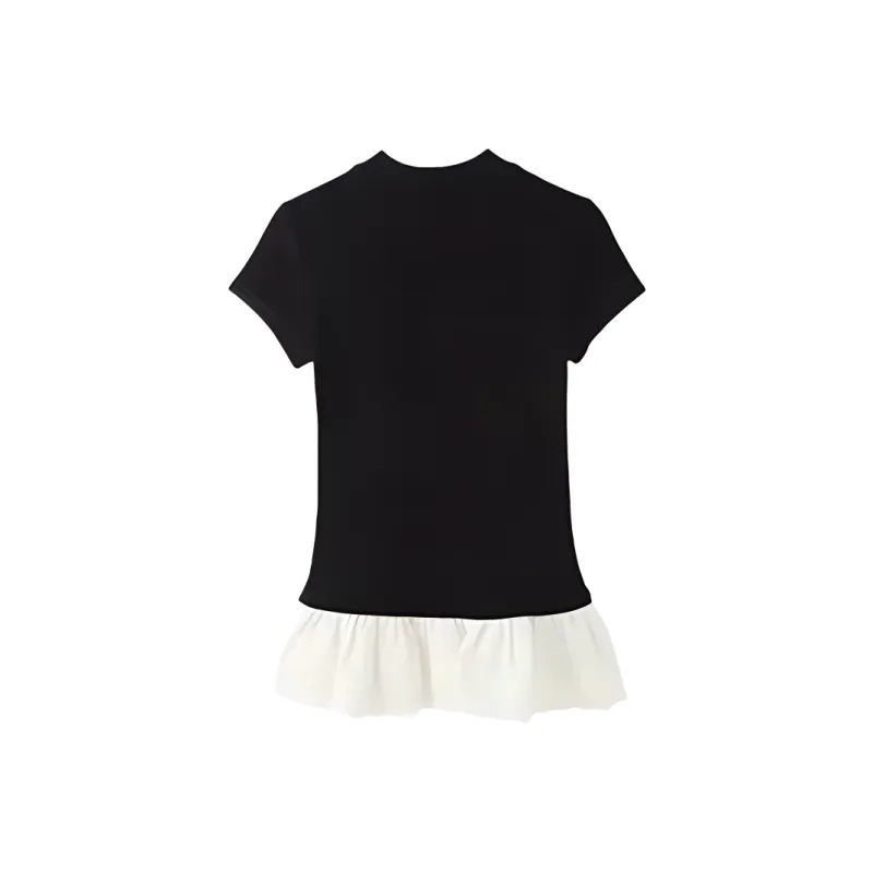 EVPGB Set in Sleeve T Shirt Women's Black-1