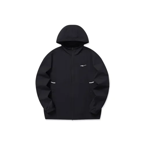 Erke Jackets Coats Unisex Jet Black