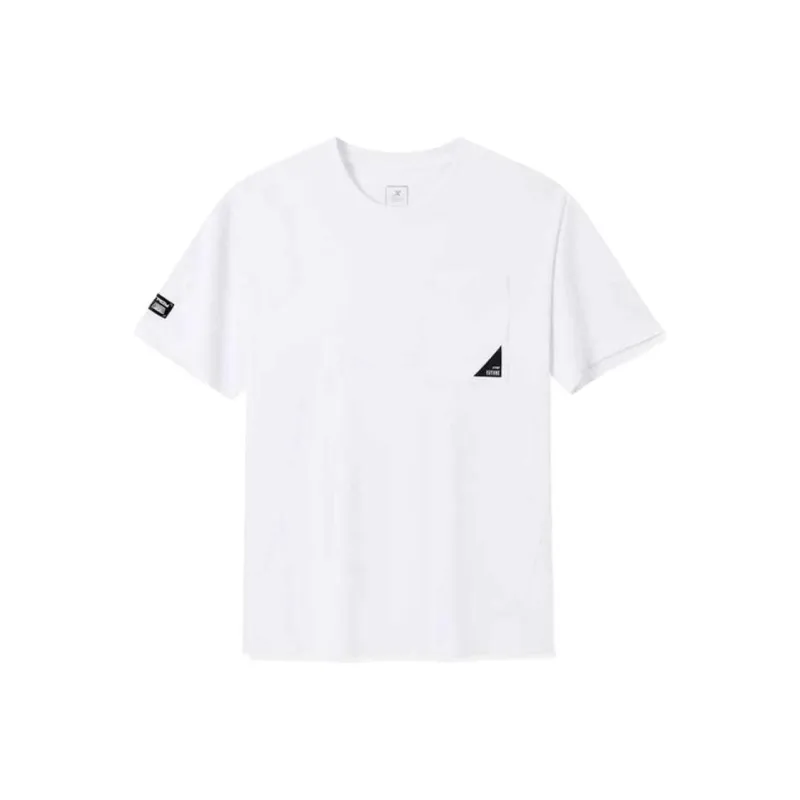 XTEP Sports Life Collection T Shirt Men's Pearl White-0