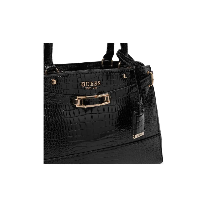 GUESS Artificial Leather Handbag Tubas Unisex Black-2