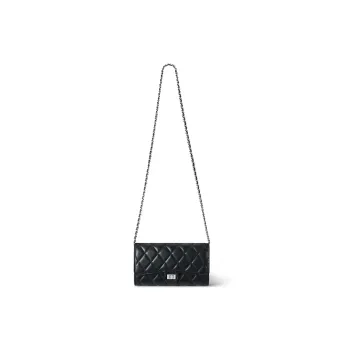 Soullight Soft Calfskin Texture Crossbody Bag, Underarm Cell Phone Pouch, Shoulder Bag Small Size Women's Black