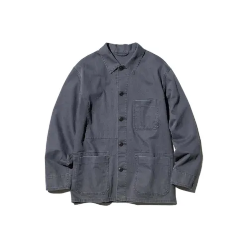 UNIQLO cinzento jackets Coats Men's Asphalt Gray