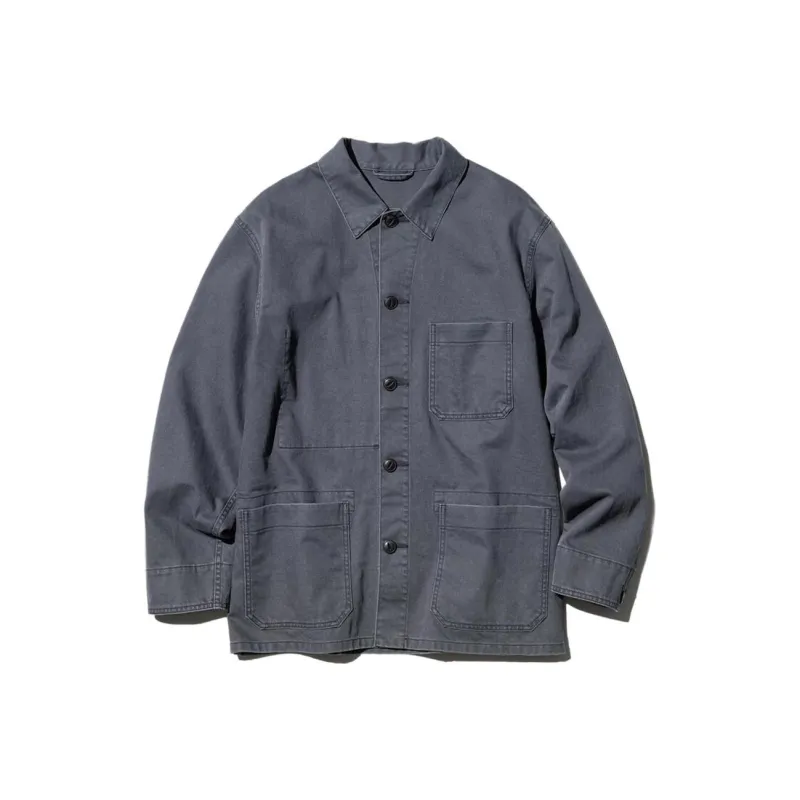 UNIQLO Jackets Coats Men's Asphalt Gray-0