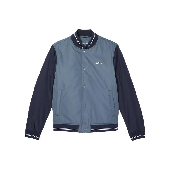 MICHAEL KORS Baseball Jerseys Men Gray Blue-0