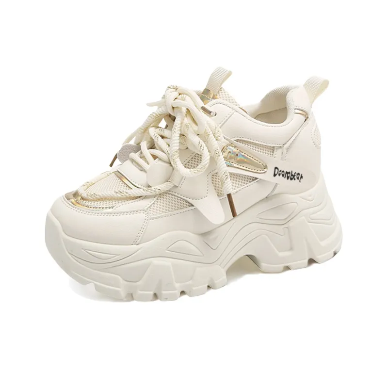 Budding Bear Abrasion Resistant Breathable Slip Resistant Low Top Chunky Sneakers Women's-28