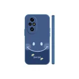 Royal Blue-Watercolor Smile E Blue