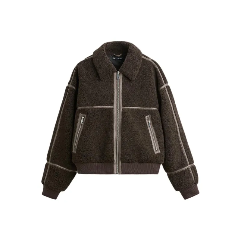 ZARA Velvet Jackets Men-5
